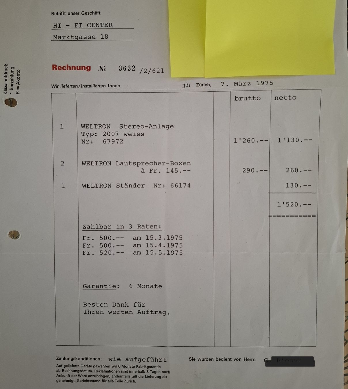 Weltron Giradischi: Weltron 2007 Stereo Anlage mit Ständer – Difettoso da Dübendorf venduto da rob_8y8g 8