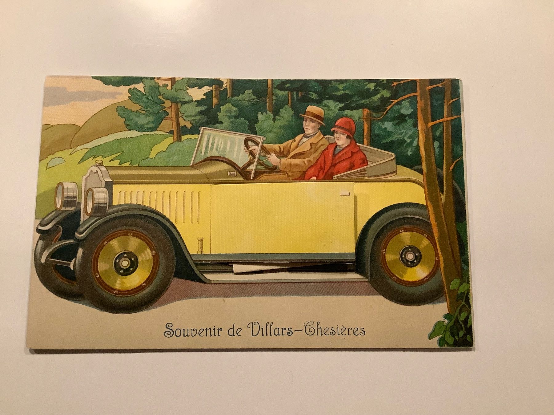 Cartoline postali: Schöne LEPORELLO Ansichtskarte VILLARS mit Oldtimer – Nuovo (secondo la descrizione) da Lufingen venduto da Rac0
