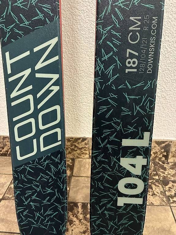 Skis: Down Ski Countdown 104L Carbon 187 – D'occasion à Bern par peter.mr 3