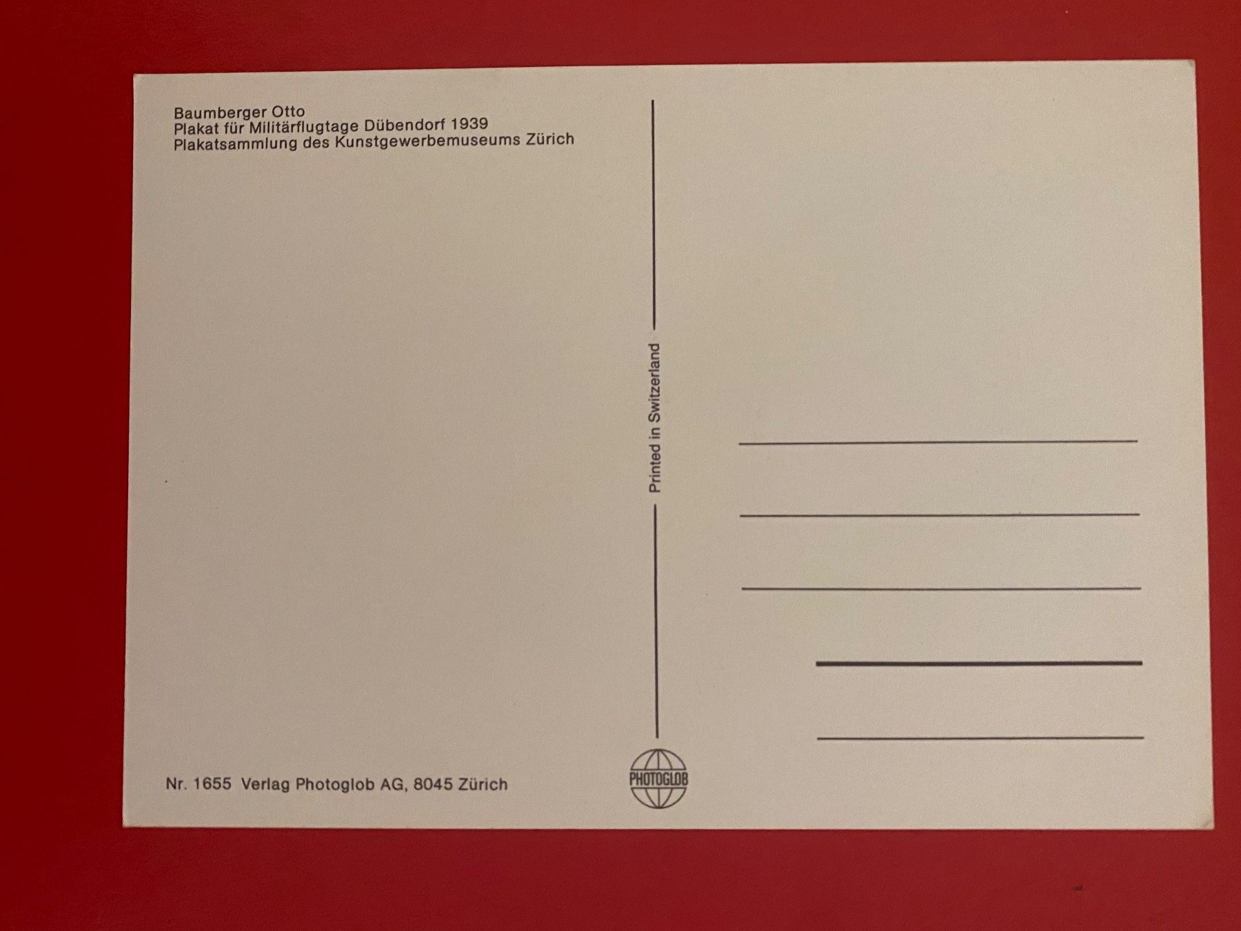 Grafica & Litografie: Lithographie - 25 ans de la Force Aérienne Suisse – Usato da Petit-Lancy venduto da Solcarm 1
