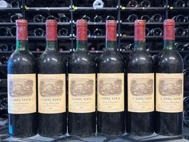 6 Flaschen Carruades Lafite Rothschild Pauillac 1987
