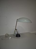 Tischlampe Messing/Metall hellblau gebraucht