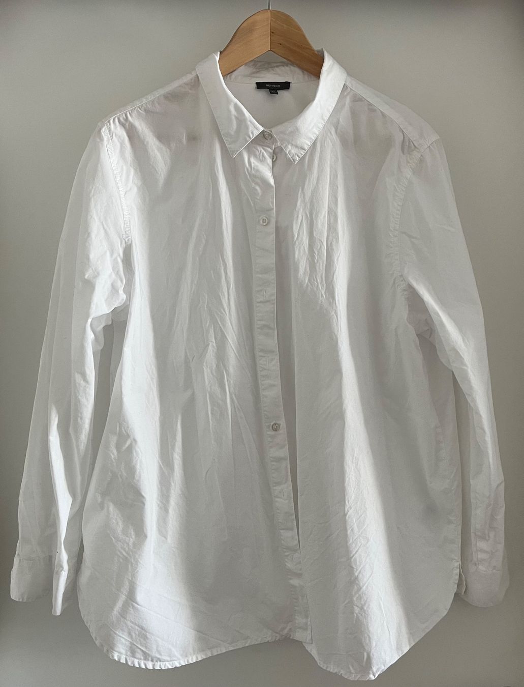 Camicette: Hemdbluse Baumwolle weiss, Gr. 48 – Usato da Zollikon venduto da Svch 3