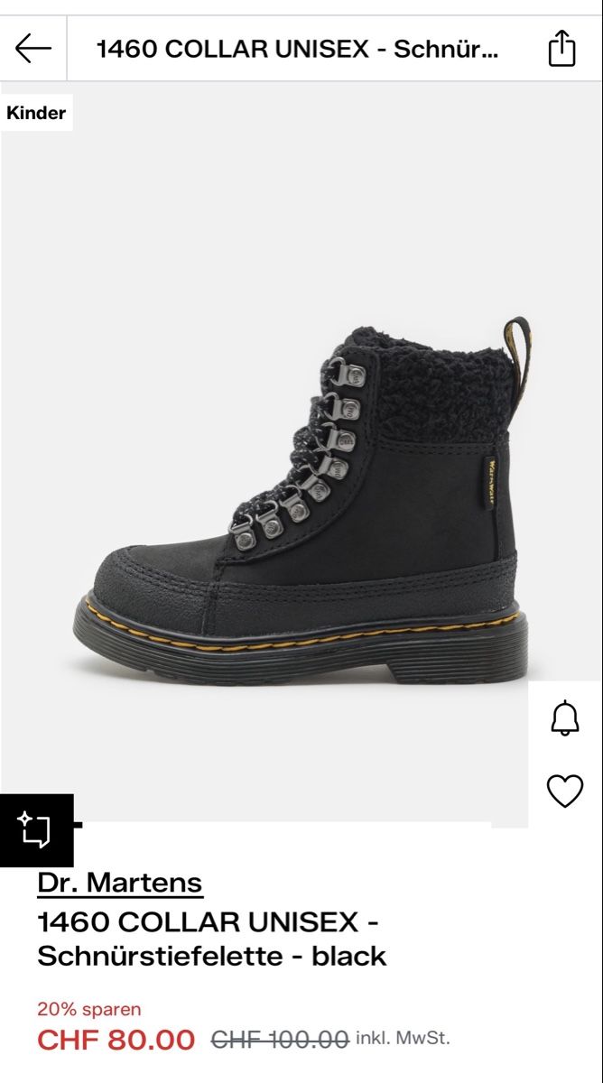 Dr. Martens Chaussures garçon: Dr. Martens 1460 Winterstiefel – Neuf (Voir description) à Aesch BL par Kliana 4