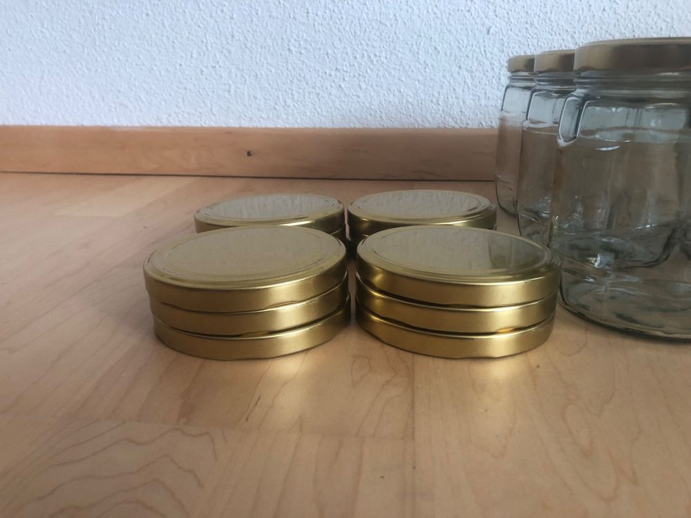 FONDOTIN Metalldeckel Für Einmachgläser - 5 Sets Luftdicht