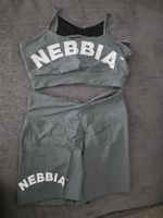NEBBIA TOP UND KURZE HOSE FARB GREY L