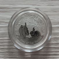 Lunar II Serie Münze Hase  2011 / 1/2 Unzen Münzen