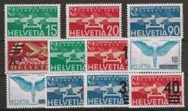 1932 - 1937 : Flugpost Nr. F16 - F25 postfrisch **