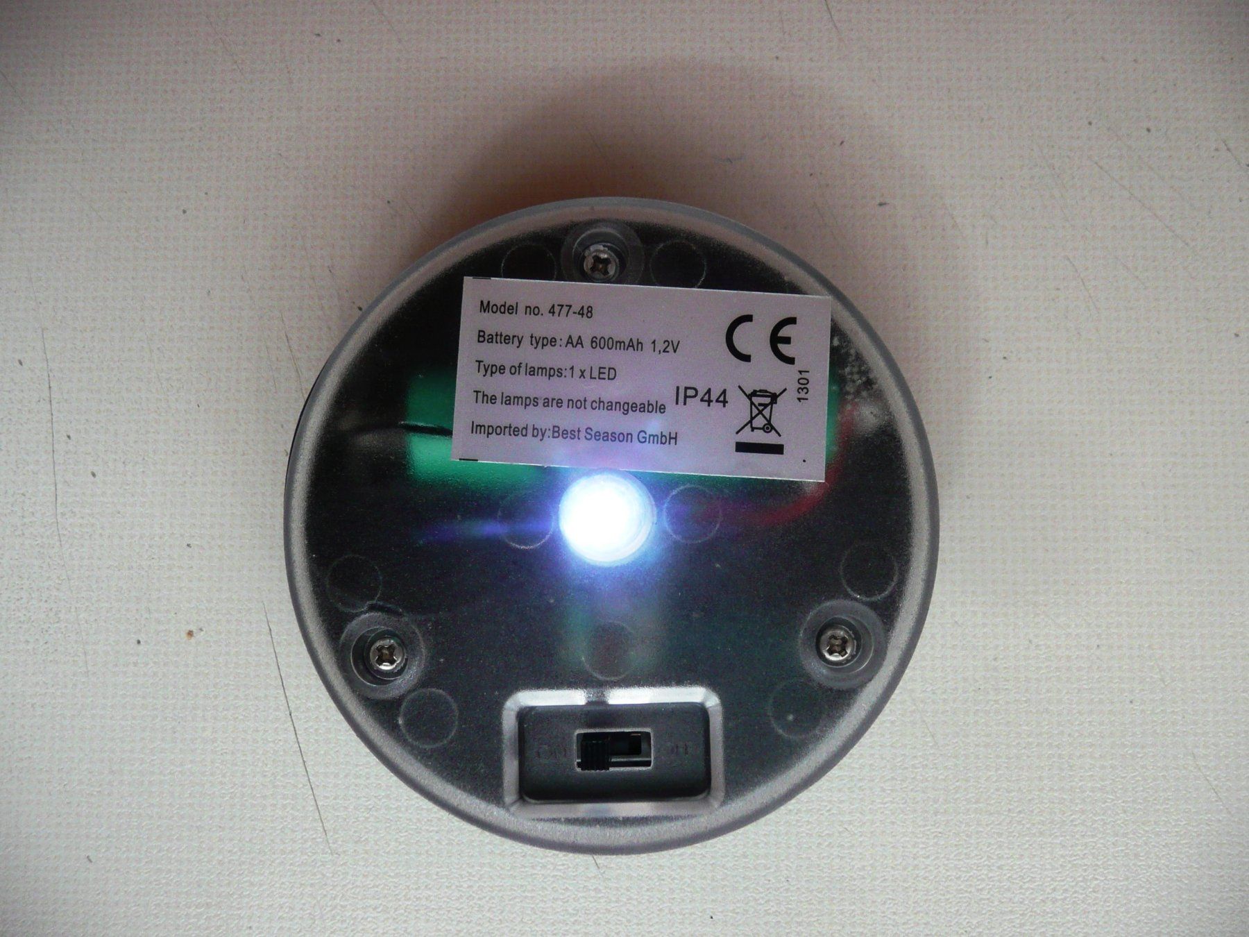 Lanterne: 2 LED-Windlichter aus Ton mit Solarbetrieb – Nuovo (secondo la descrizione) da Zürich venduto da zuerich00 3