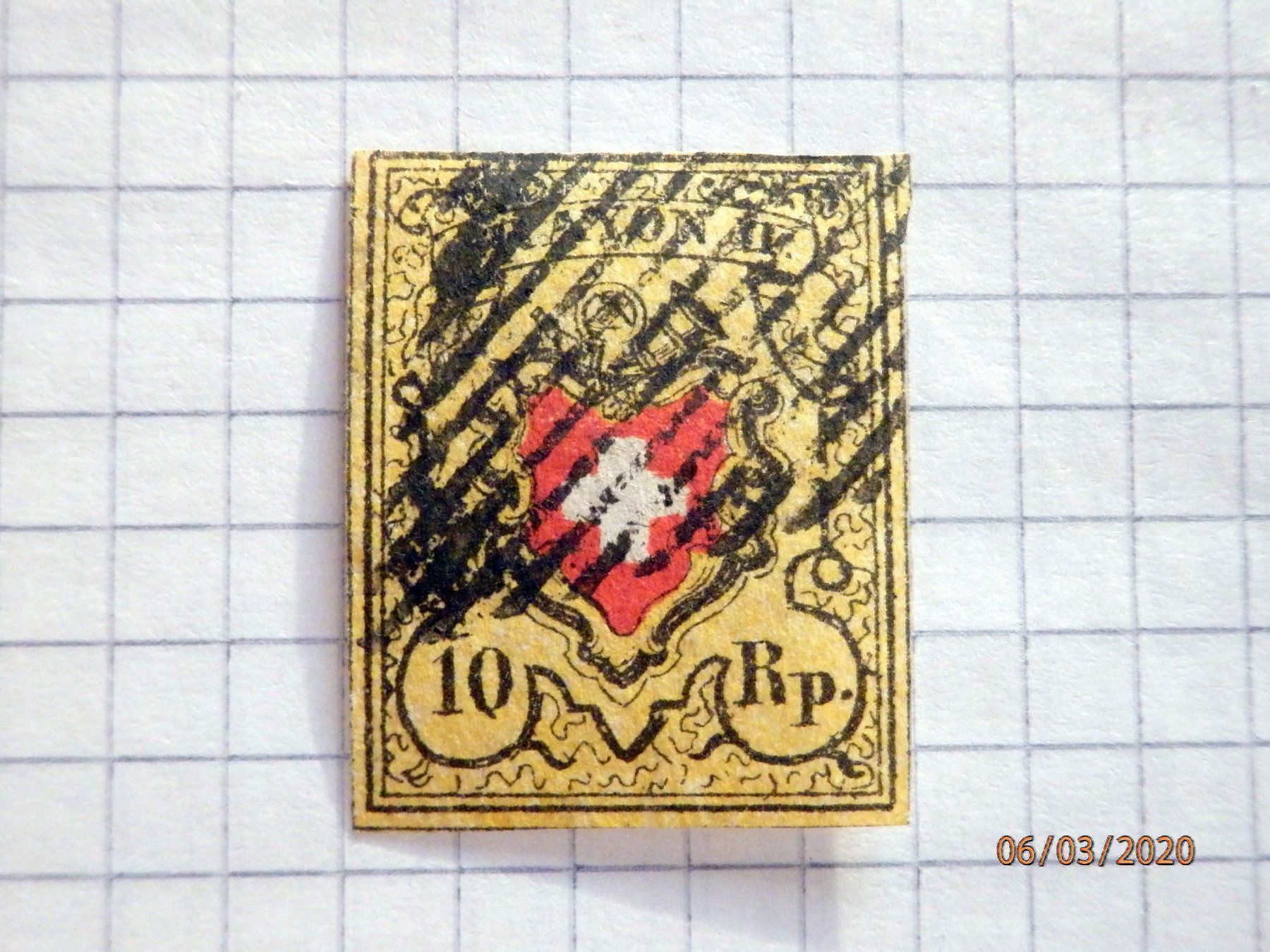 Tous les timbres: ZNr.16II, Type 27, Stein D-LU – D'occasion à Ueberstorf par dinbau 4