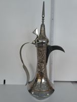 Dallah Kanne orientalisch verziert Metall 32cm gut erhalten