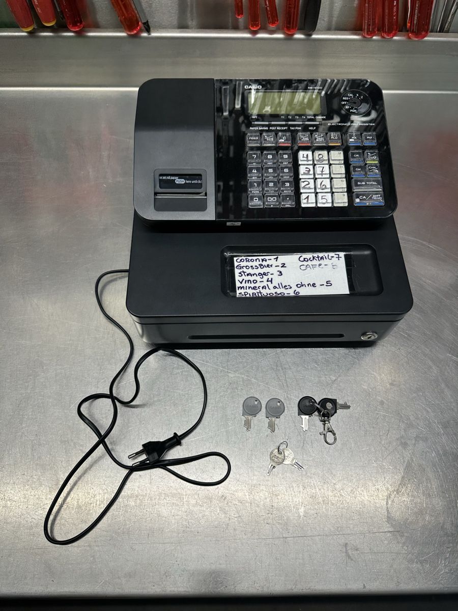 Casio Registratore di cassa: CASIO SE-S100 Electronic Cash Register – Usato da Schwende venduto da weesli 7