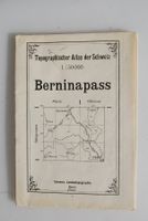 Top. Atlas der Schweiz, Berninapass, 1 : 50'000, 1918