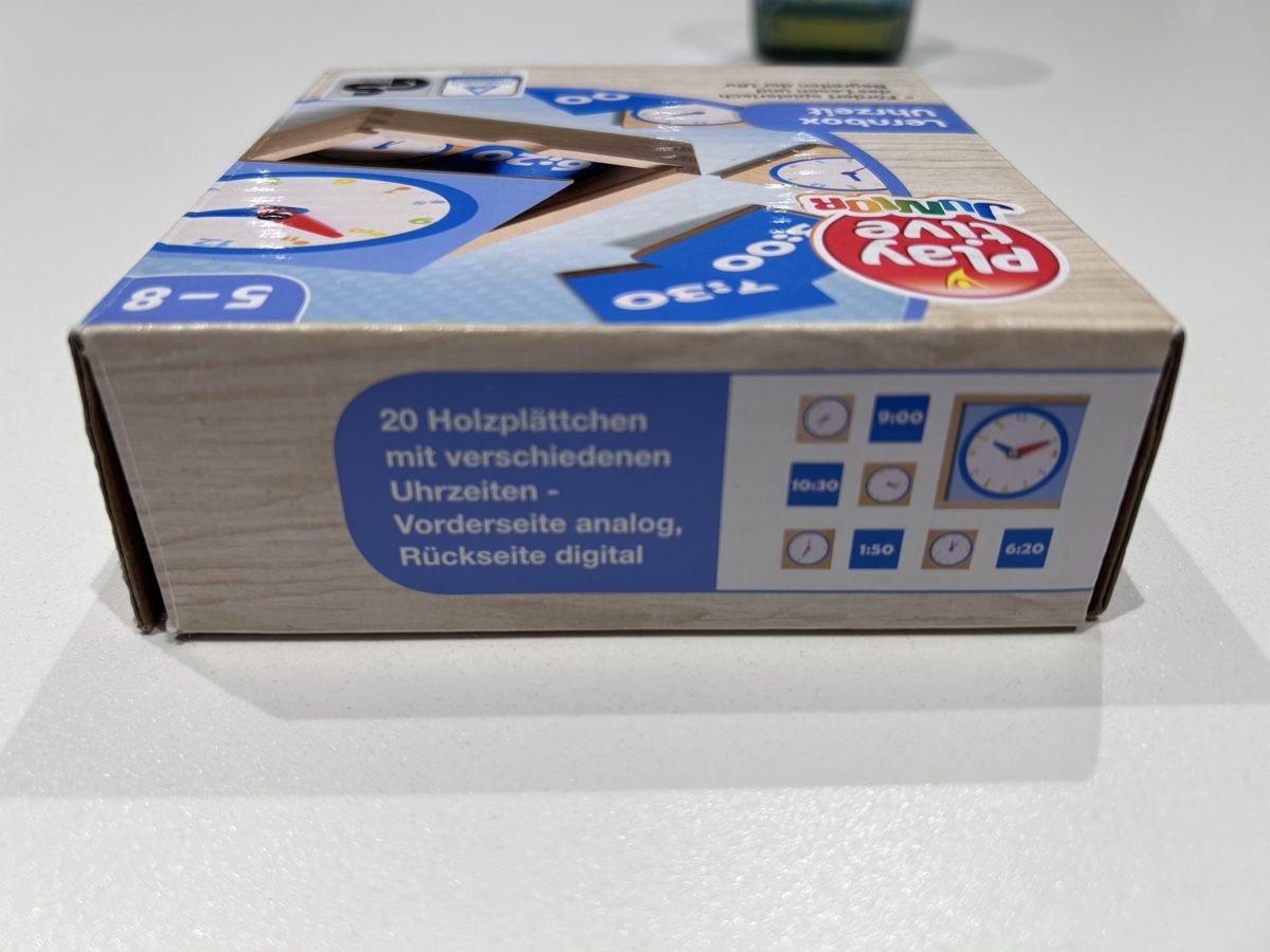 Giochi: Play Tive Junior, Lernbox Uhrzeit. Neuwertig – Usato da Neuendorf venduto da Juhlin01 3