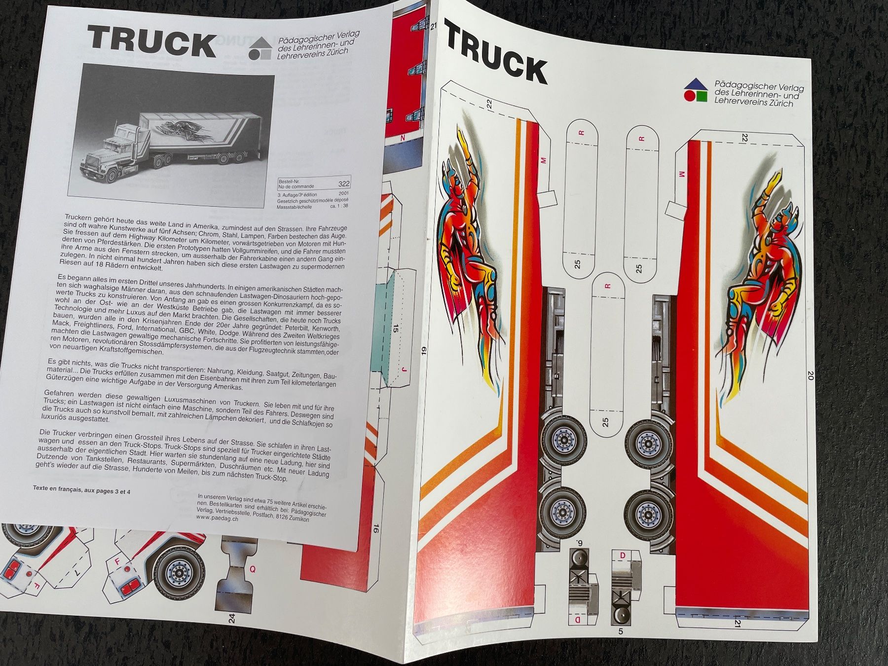 Kit bricolage: Bastelbogen Truck, Nr.322 von 2001 – Nuovo (secondo la descrizione) da Füllinsdorf venduto da bienli 4