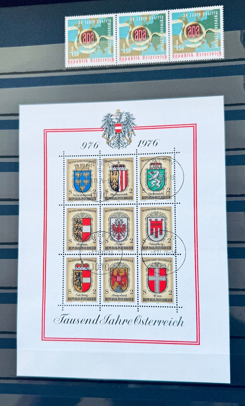 Alle Briefmarken: **Briefmarken Sammlung Österreich diverse Motiven** – Gebraucht aus Langrickenbach von MeUs74 8