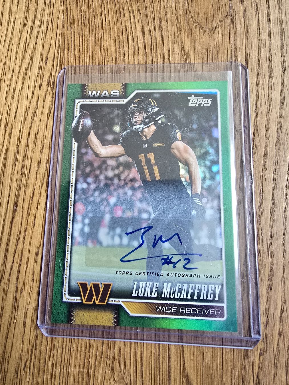 Topps Carte collezionabili: Luke McCaffrey Trading Card NFL – Nuovo (secondo la descrizione) da Oberentfelden venduto da Giants