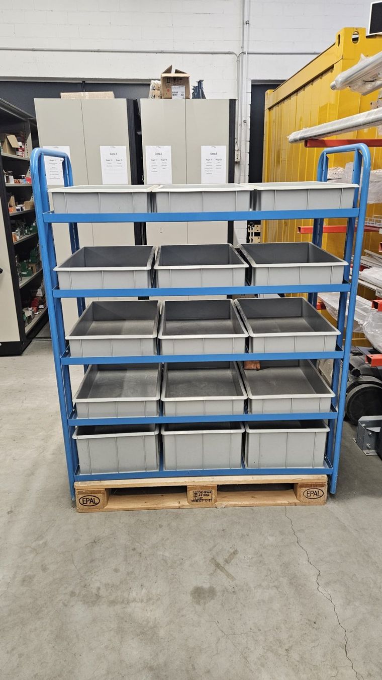 Scaffali: Kommissionier- Gestell / Lagergestell / Lagerregal – Usato da Hosenruck venduto da Gfaster0 1