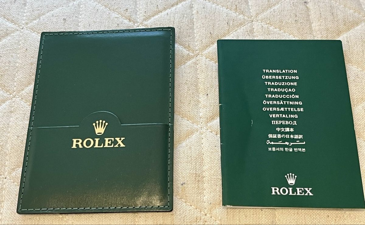 Rolex Valises & Sacs: Rolex Leather Document Holder and Translation Booklet – D'occasion à St-Légier-Chiésaz par candidog