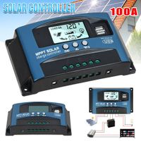 Solar Laderegler 100A MPPT Photovoltaik Laderegler Daul USB