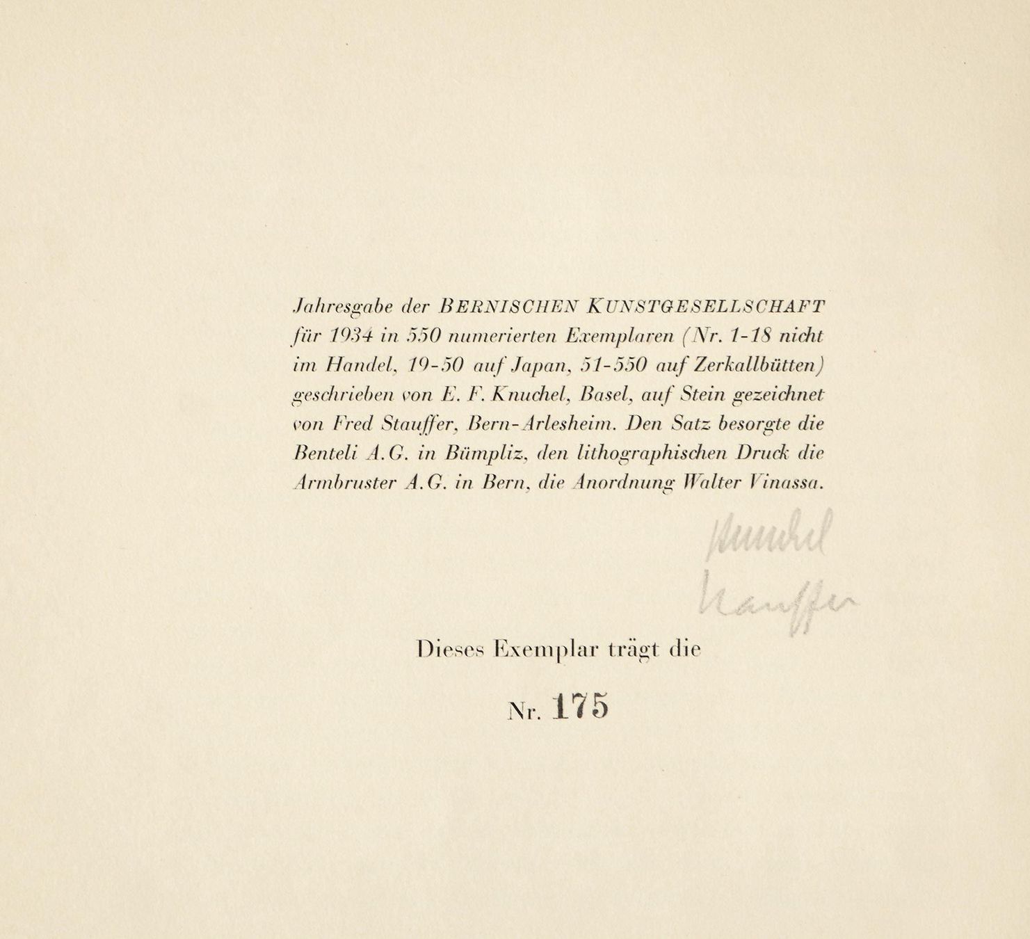 Libri: Bibliophil: Tiere hinter Gittern von Fred Stauffer, num. – Usato da Bern venduto da chamunda 2
