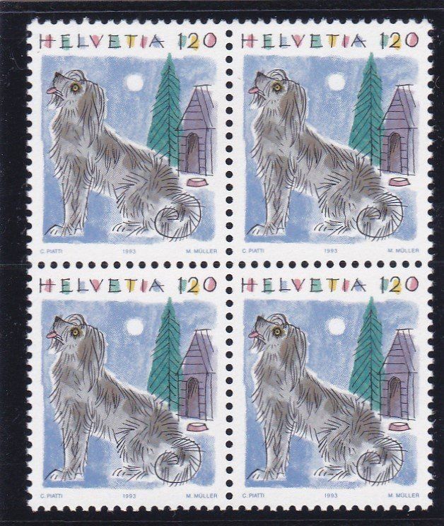 Tutti i francobolli: Postfrisch 4er Block Tiere 1990-1995 – Nuovo (secondo la descrizione) da Schliern b. Köniz venduto da joni20 5