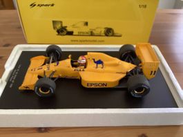 Nelson Piquet Lotus 101 Formel 1 1989, 1:18, Spark, neu