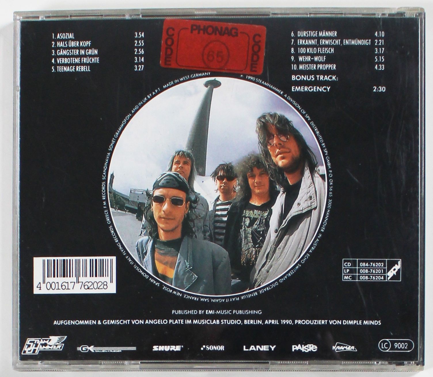 CD: CD - DIMPLE MINDS - DURSTIGE MÄNNER - SELTEN! – Usato da Brüttisellen venduto da Collector-Corner 2
