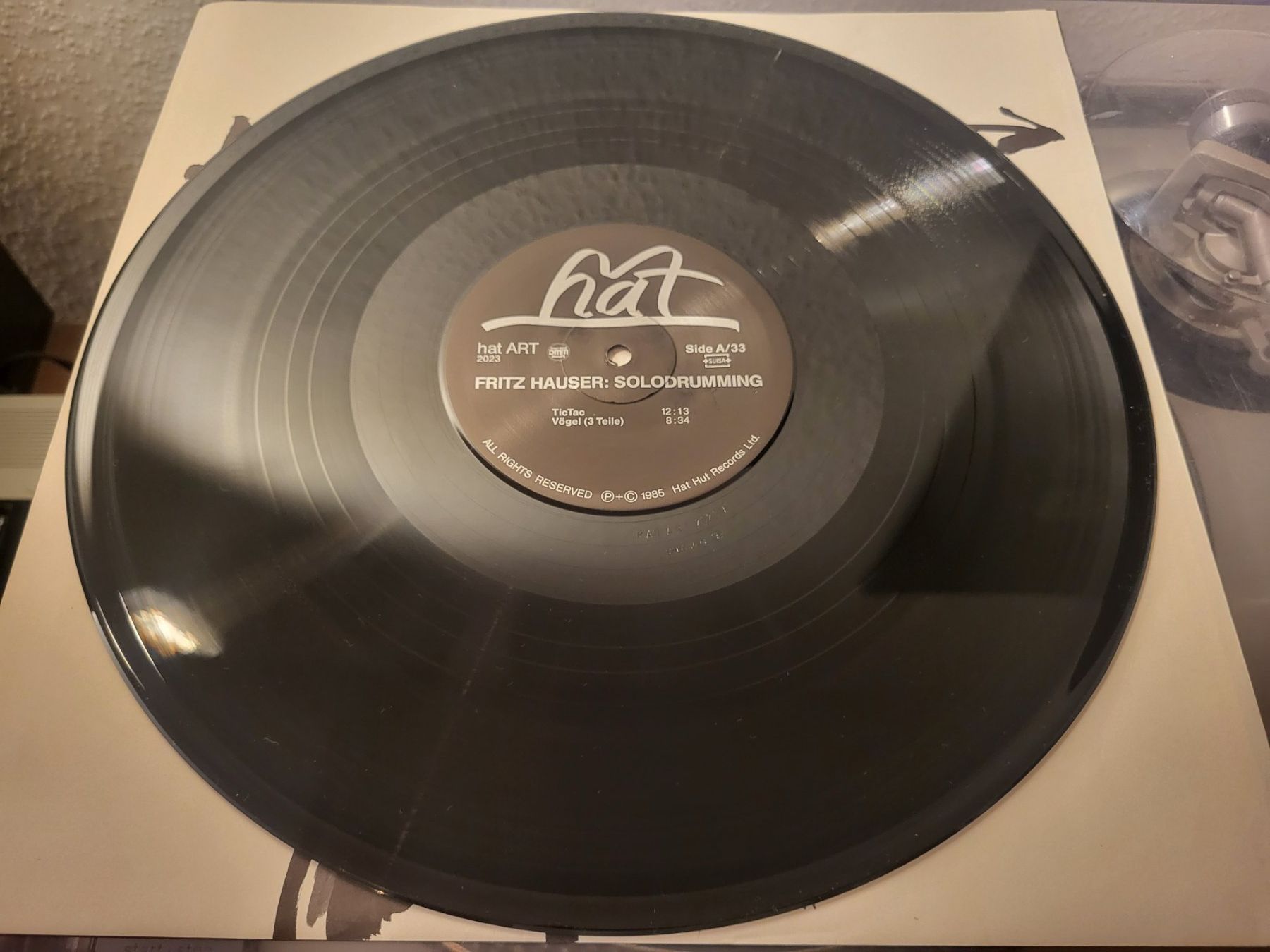 Dischi in vinile: Fritz Hauser – Solodrumming Vinyl 2xLP Box – Usato da Basel venduto da narcisco 3