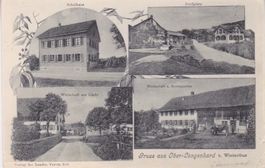 Gruss aus Ober-Langenhard bei Winterthur. 1908