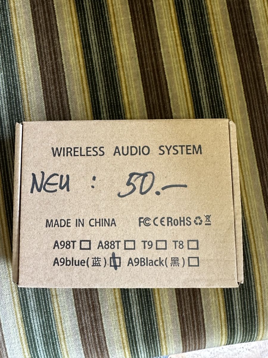 Strumenti musicali: Wireless Audio System A9, Neuwertig, Top Zustand! – Nuovo (secondo la descrizione) da Tschierv venduto da Screamingwolfguitars 1