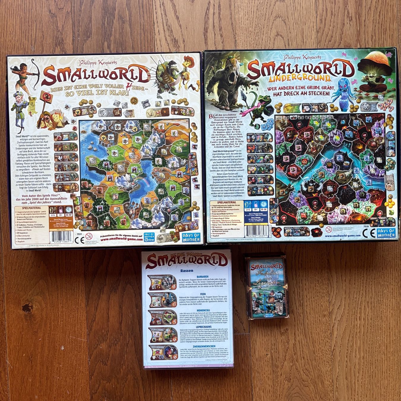 Spiele: Smallworld + Smallworld Underground – Gebraucht aus Zürich von bjr_xfc7 1