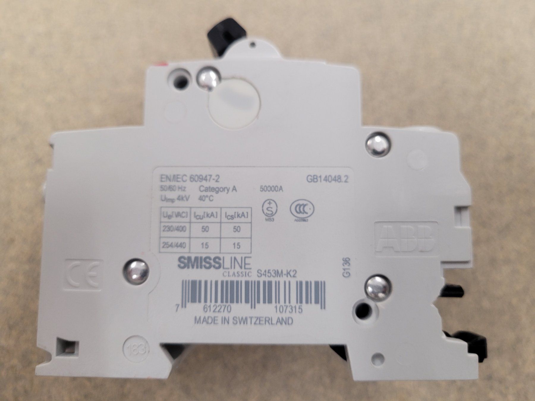 ABB Interruttori: ABB Sicherungsautomat S453 M K2 – Usato da Vitznau venduto da Vitznau84 4