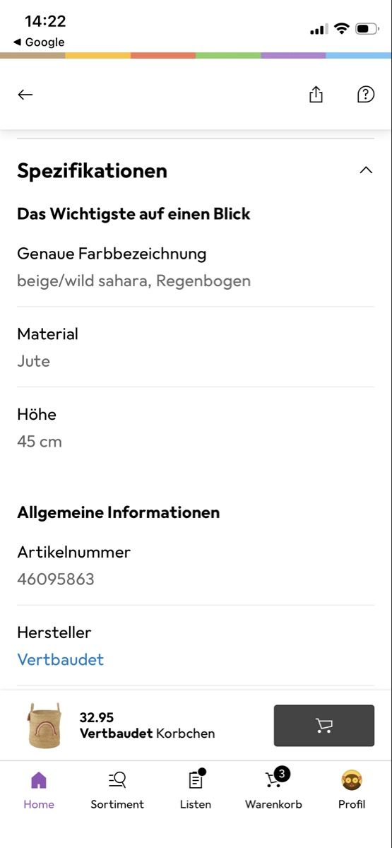 Altro per la casa: Aufbewahrungskorb – Nuovo e nell'imballaggio originale da Moosleerau venduto da kat_n9qs 2