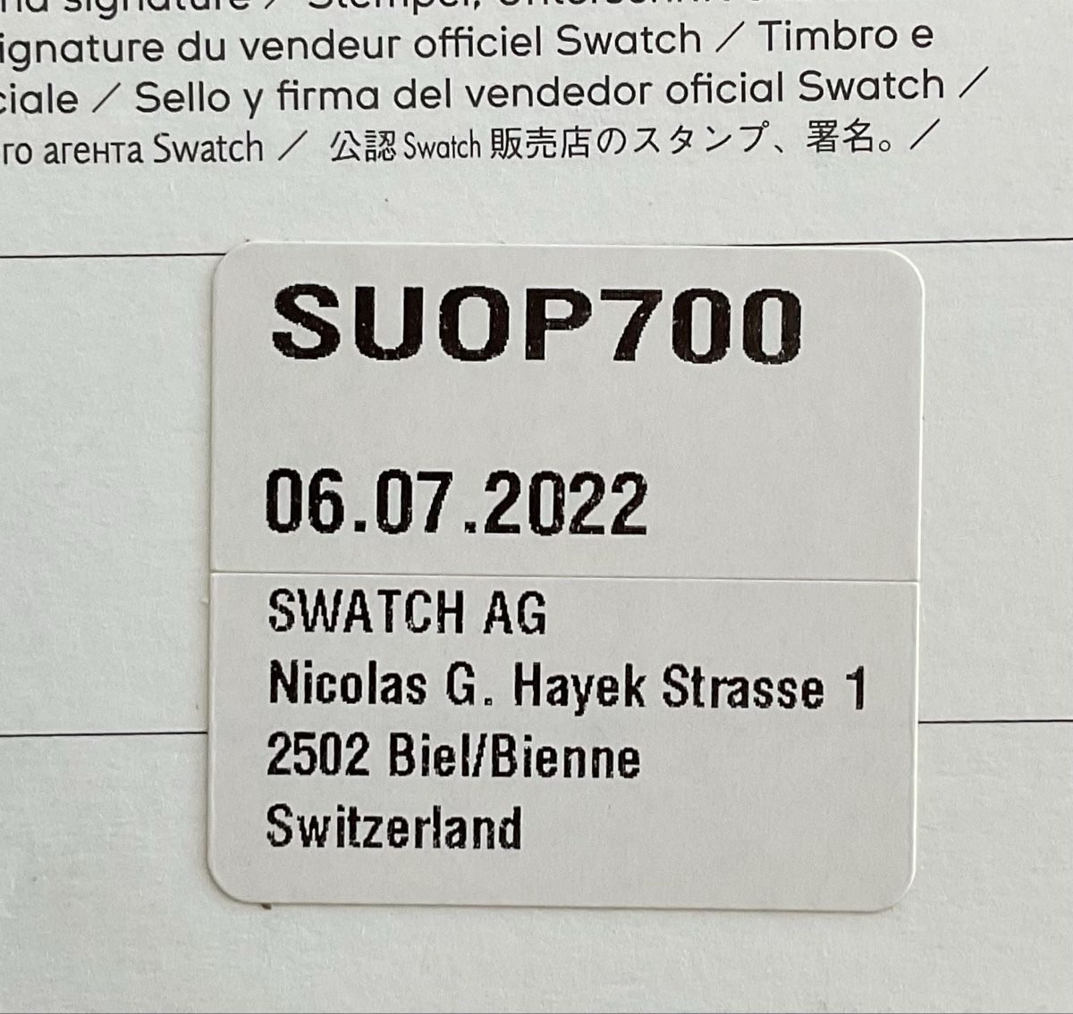 Swatch Uhren: Swatch Uhr - neu – Neu und originalverpackt aus Sulz AG von Dore73 2