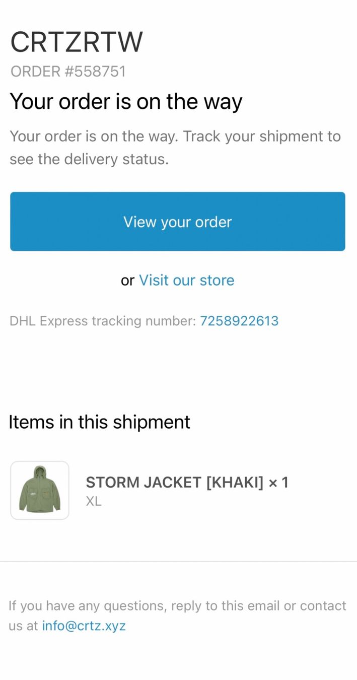Corteiz Giacche: Corteiz Storm Jacket – Nuovo (secondo la descrizione) da Lengnau AG venduto da Liirim 1