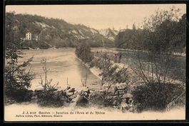 Genève, Jonction de l'Arve et du Rhone