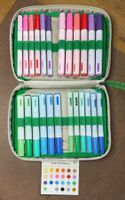 OHUHU Acrylfarben Marker 48 Set 24 Fein & 24 Mittel spitze