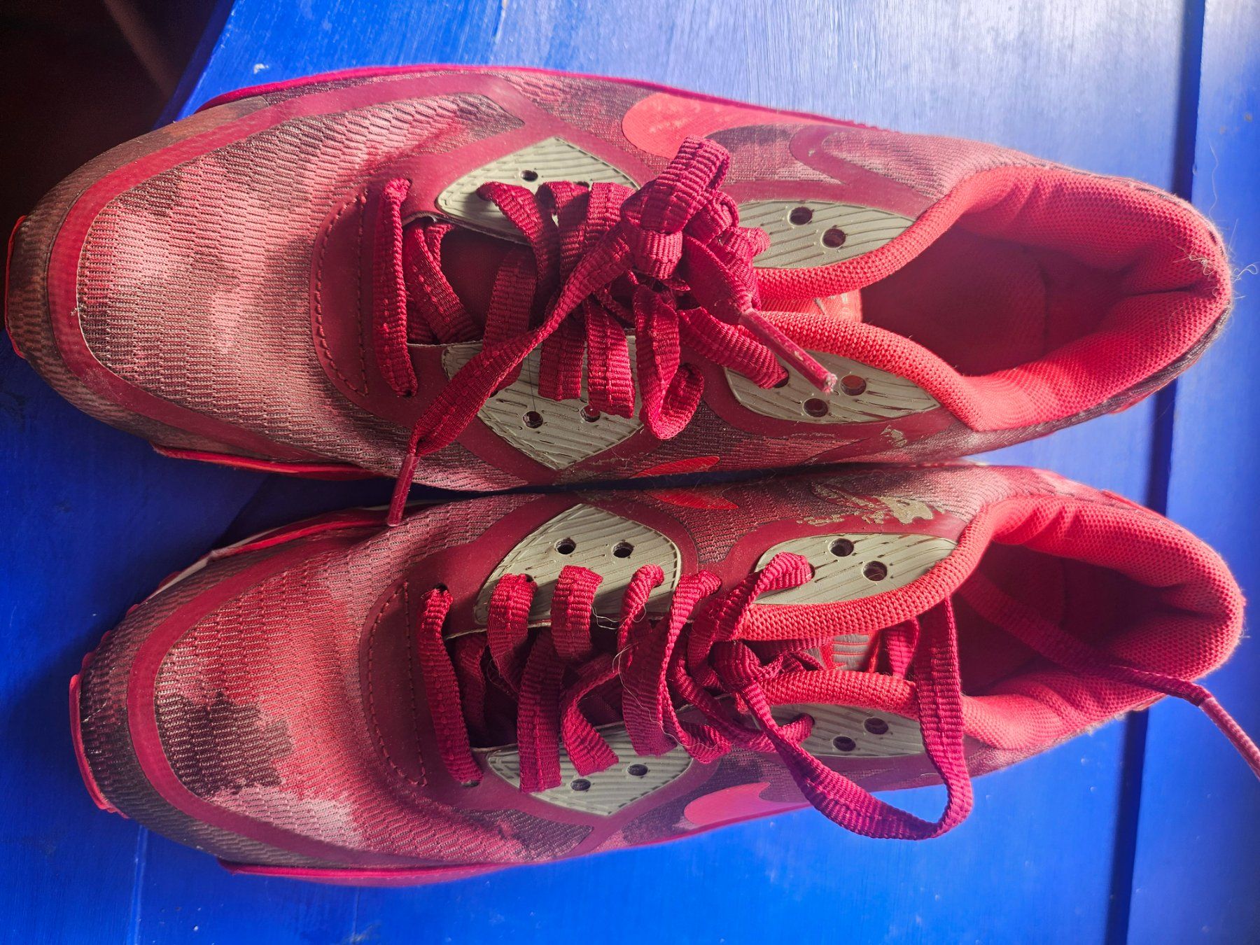 Nike Damenschuhe: Nike Air Max in 39  - camouflage rot – Gebraucht aus Triesen von Teddyeddy 3