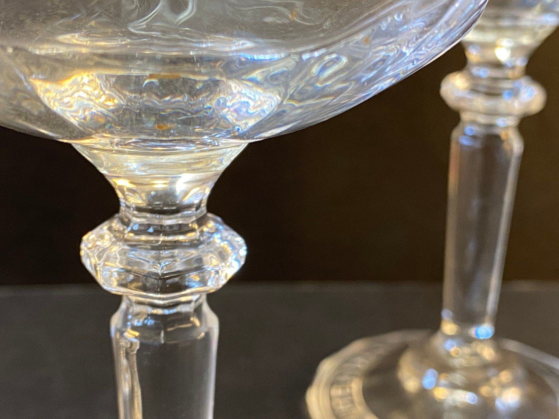 Bicchieri: Vintage 2 Kristall Gläser – Usato da Schaffhausen venduto da vintageville 7