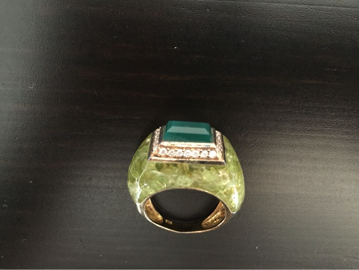 Ringe: REDUZIERT! Grun Ring damen – Neu (gemäss Beschreibung) aus Oberwil BL von Stellochkas 1