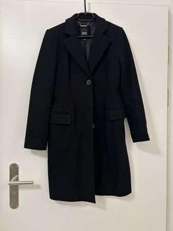 Damen Mantel Moda schwarz Grösse 36 top zustand