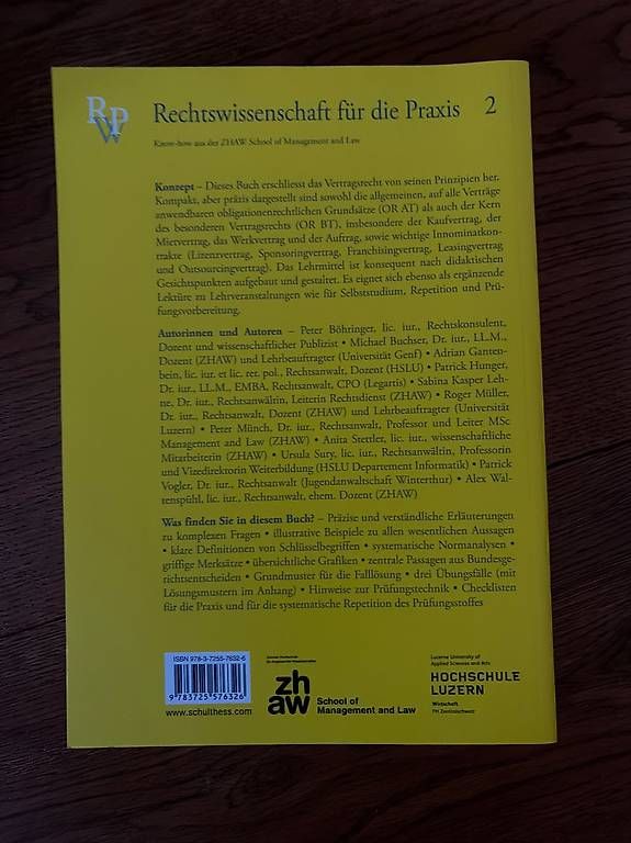 Libri: Prinzipien des Vertragsrechts 4.Auflage – Usato da Killwangen venduto da nat_85bb 1