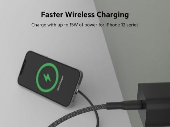 Belkin Caricabatterie: Belkin BoostCharge Pro tragbares kabelloses Ladepad mit MagS – Usato da Wetzikon ZH venduto da ShopFaster 1
