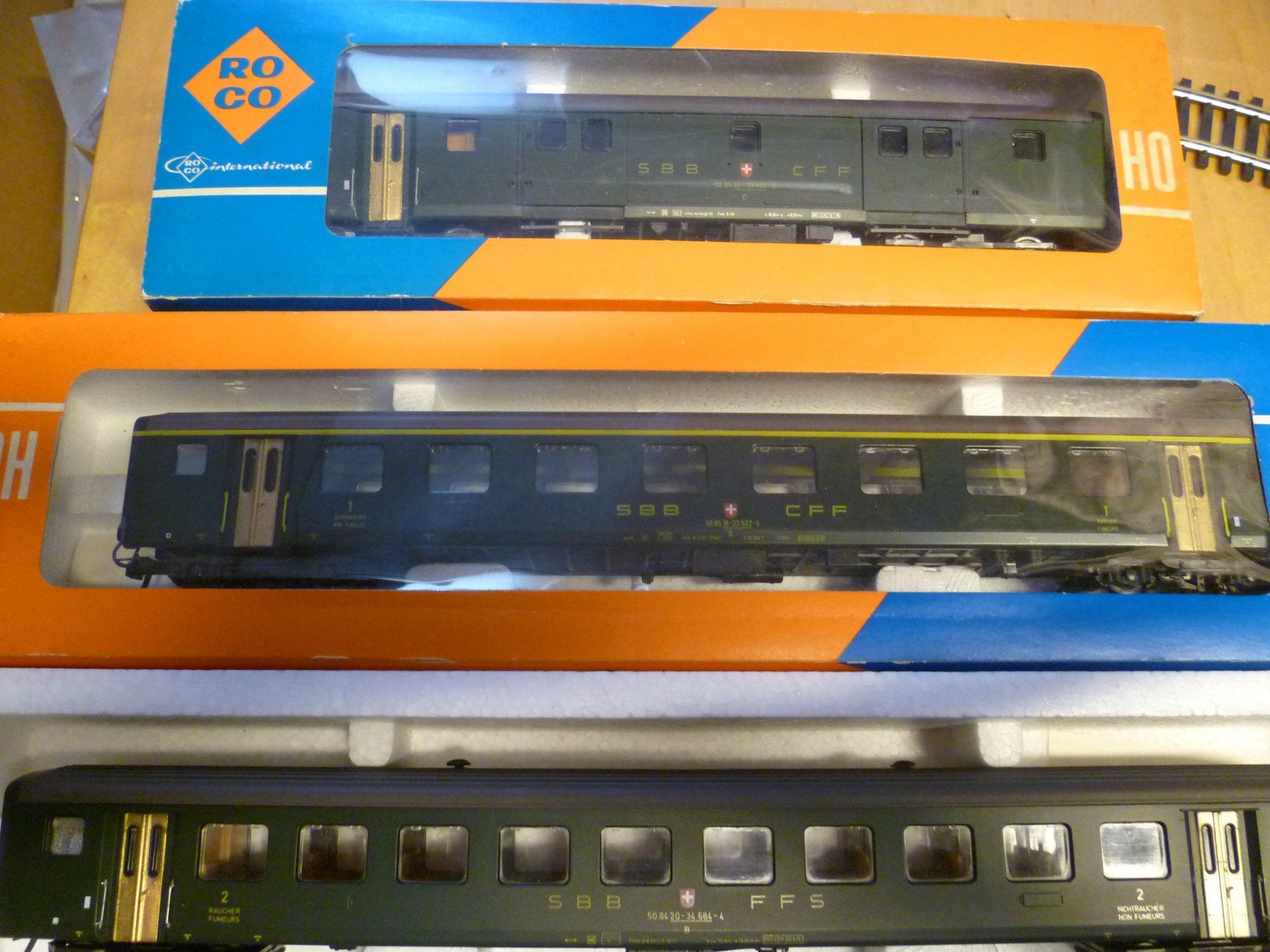 Roco Modellini di ferrovie: SBB EW PW H0 DC 4-Set – Usato da Rickenbach BL venduto da umro11 3