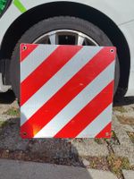 Warntafel für Ladung reflektierend rot weiss quadratisch