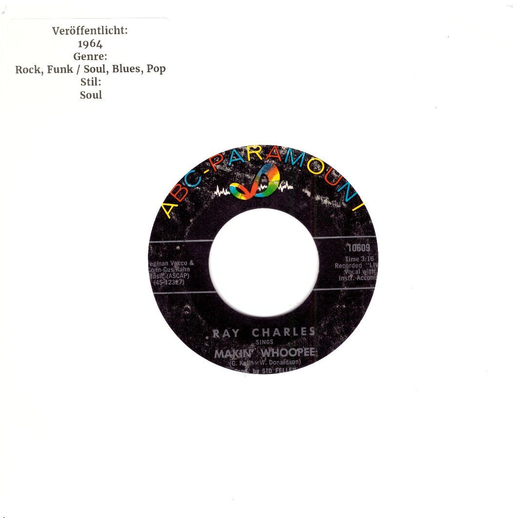 Dischi in vinile: RAY CHARLES – Usato da Bassersdorf venduto da house-of-vinyl