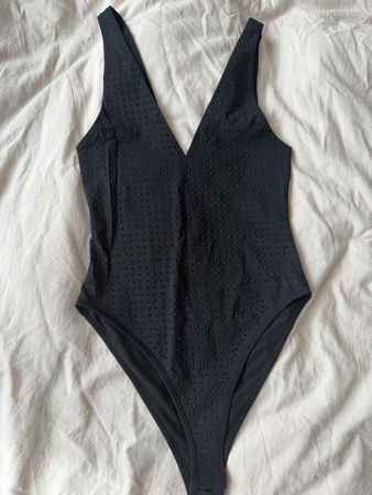 Zara Body schwarz mit Strasssteine