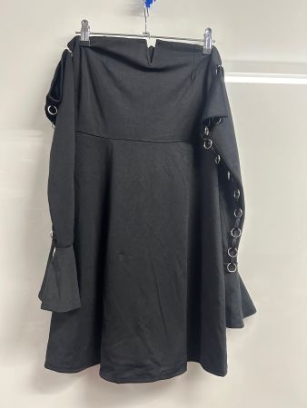 Minikleid abnehmbare Ärmel Gothic Kleid Gr M Neu