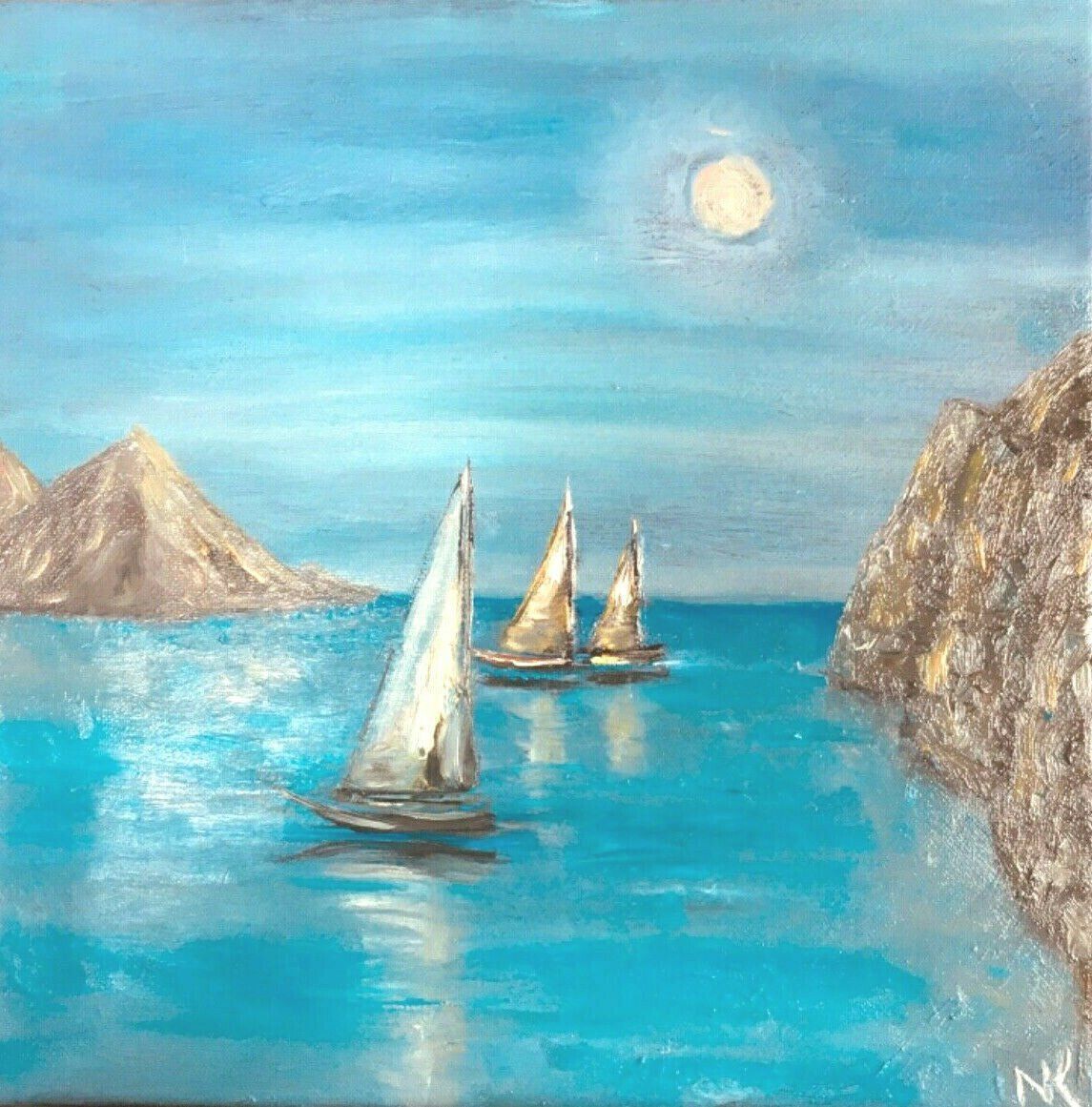 Gemälde: Lagerräumung : Acrylgemälde ORIGINAL 51 00 003 – Neu (gemäss Beschreibung) aus Hagenbuch ZH von Art-Agency